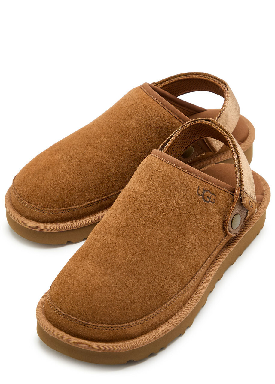Ugg Goldencoast II Suede Clogs Tan