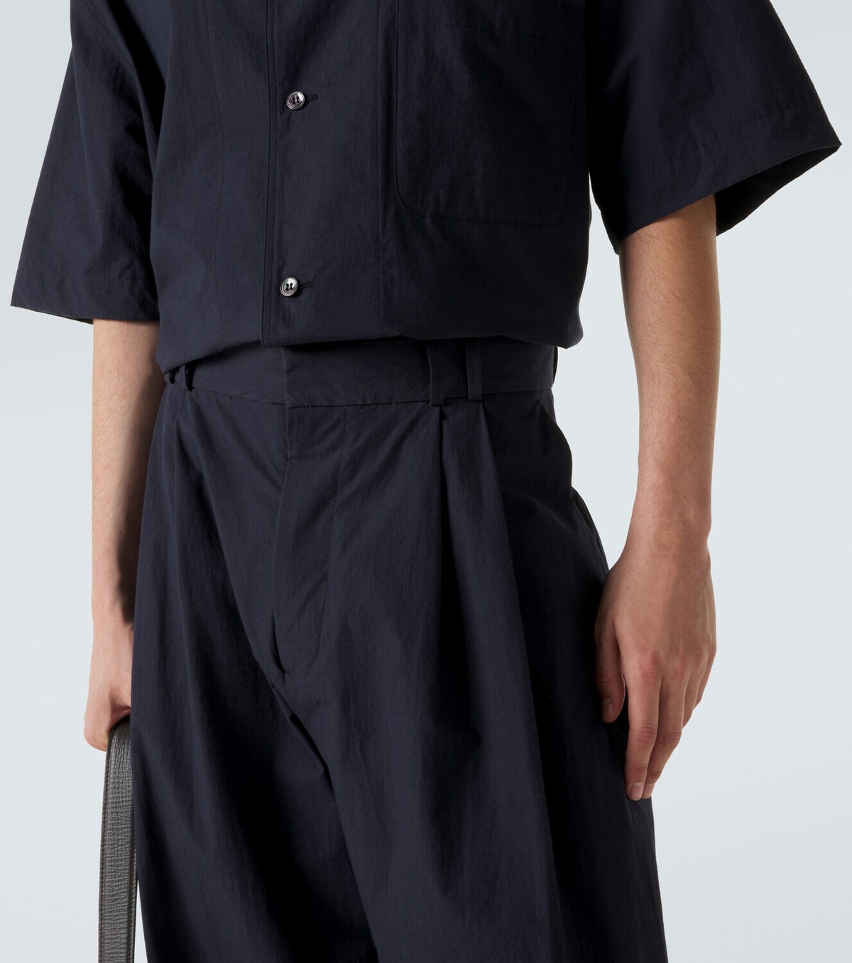 Studio Nicholson Line cotton wide-leg pants