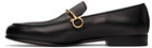 Salvatore Ferragamo Black Calfskin Loafers