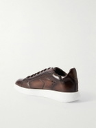 Berluti - Stellar Venezia Leather Sneakers - Brown