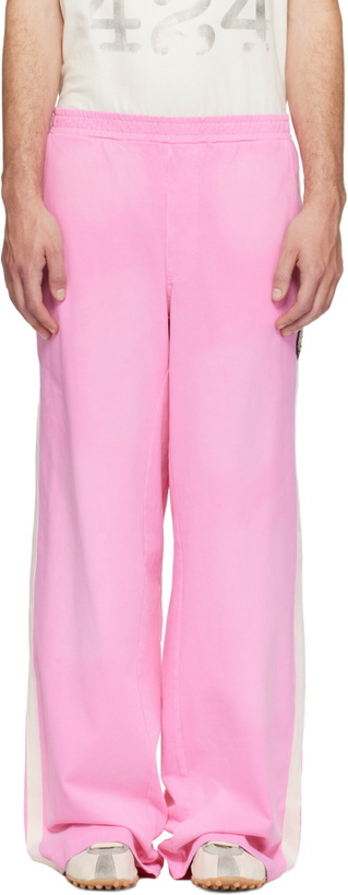 Photo: 424 Pink Striped Sweatpants