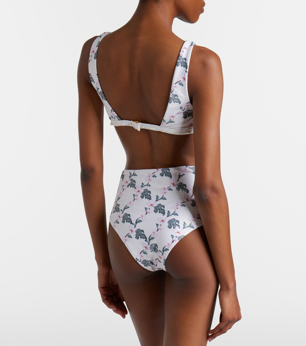 Agua by Agua Bendita Huerta floral bikini top