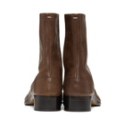 Maison Margiela Brown Tabi Boots