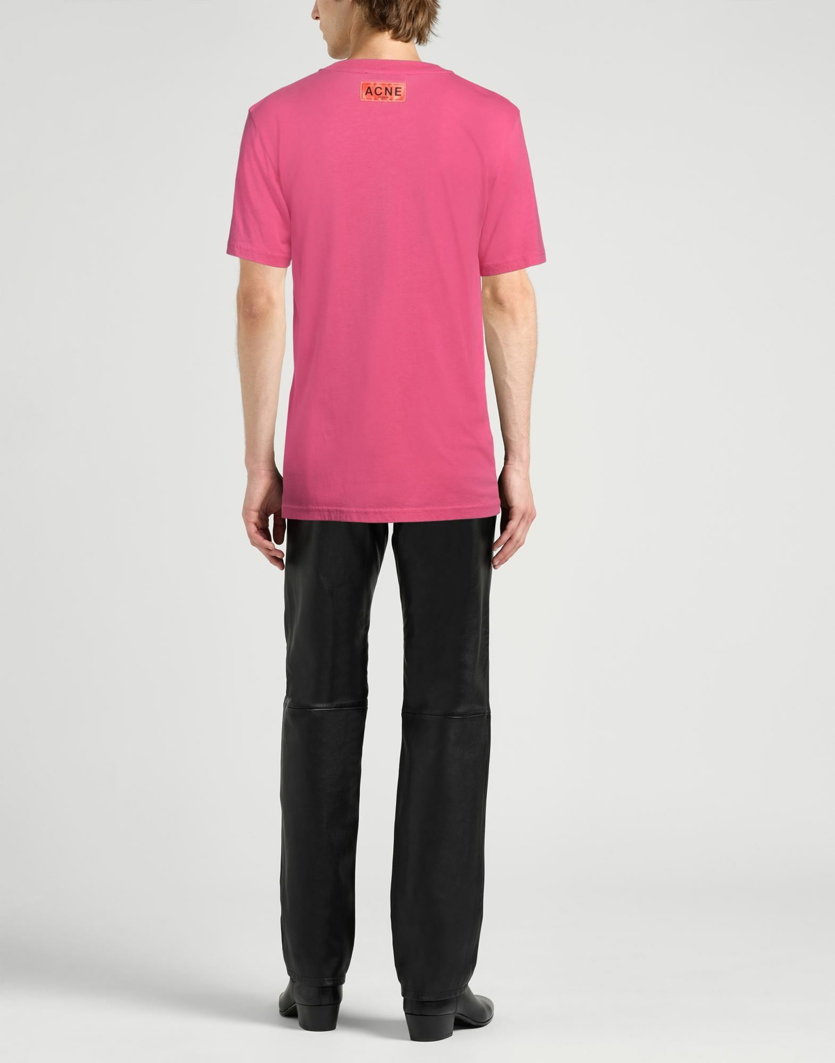 Acne Studios Mens T-shirt Fuchsia