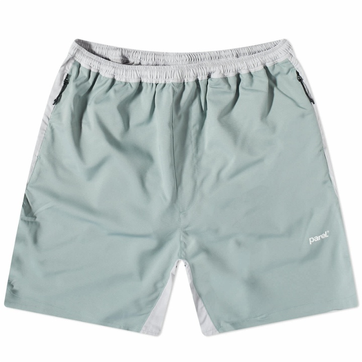 Photo: Parel Studios Men's Sport Shorts in Mint/Grey