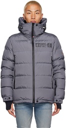 Moncler Grenoble Grey Isorno Down Jacket