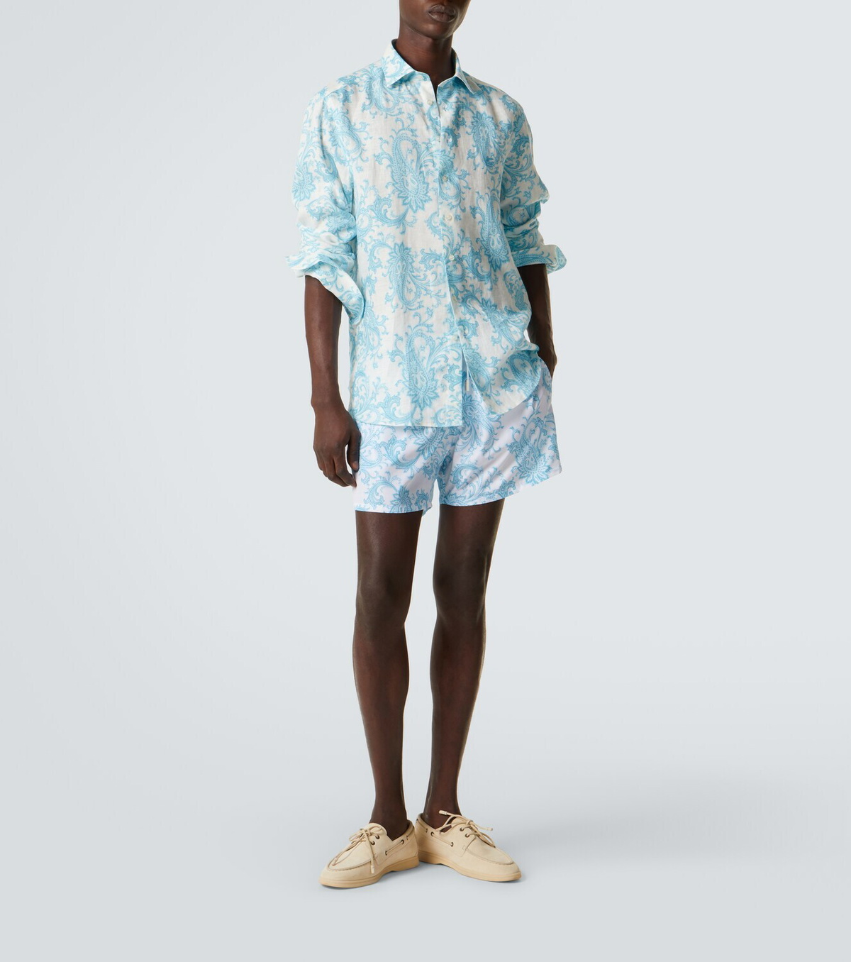 Etro Paisley linen shirt