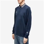 Adidas Statement Men's Adidas SPZL Long Sleeve Polo Shirt in Night Navy