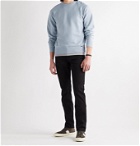 TOM FORD - Garment-Dyed Fleece-Back Cotton-Jersey Sweatshirt - Purple