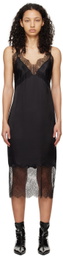 ANINE BING Black Amelie Midi Dress