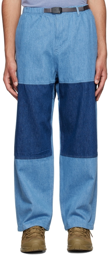 Photo: Gramicci Blue Wide Jeans