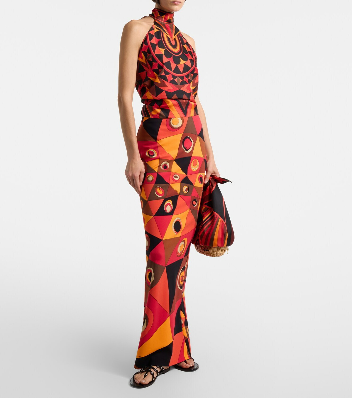 Pucci Manuba silk twill top