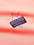 ADIDAS ORIGINALS - R.Y.V. Abstract Logo-Appliquéd Cotton-Jersey T-Shirt - Pink