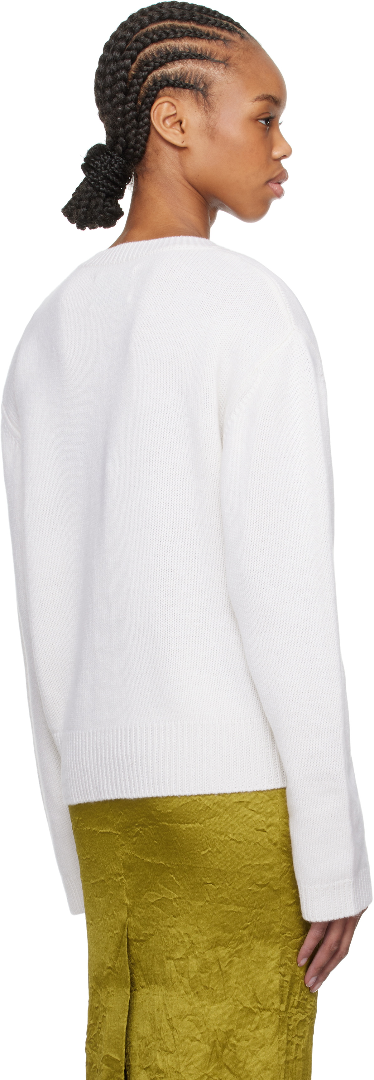 TOVE Off-White Nila Cardigan