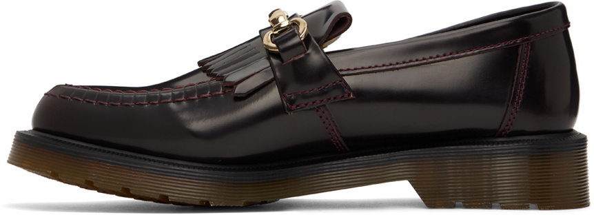 Dr. Martens Burgundy Adrian Snaffle Loafers Dr. Martens display picture 3
