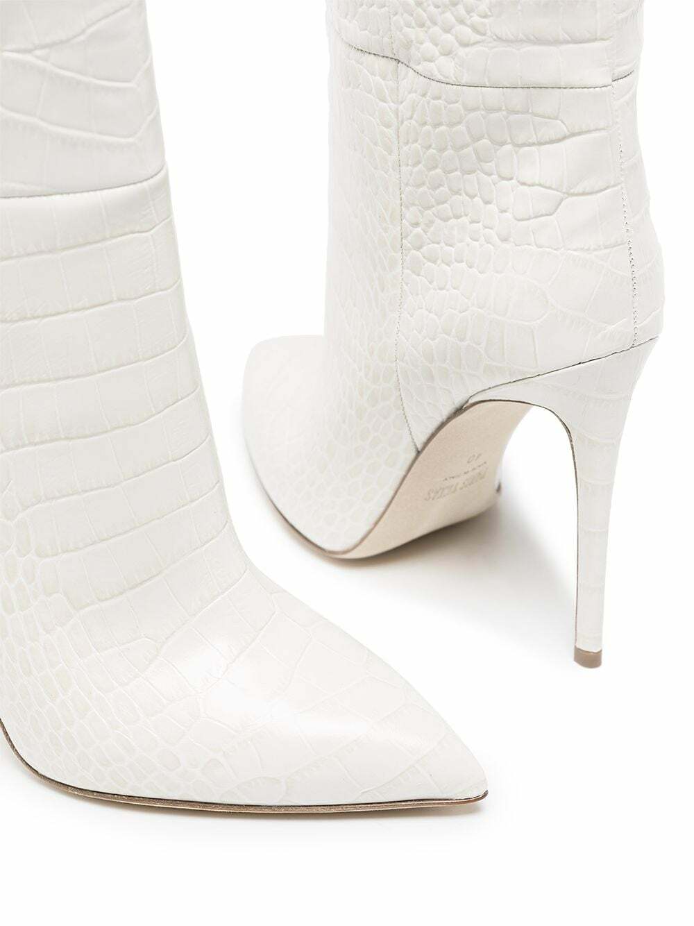 Paris texas white online croc boots