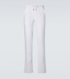 Kiton Linen slim pants