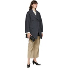 Namacheko Grey Wool Pea Coat