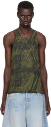 MISBHV Khaki Trapezoid Tank Top