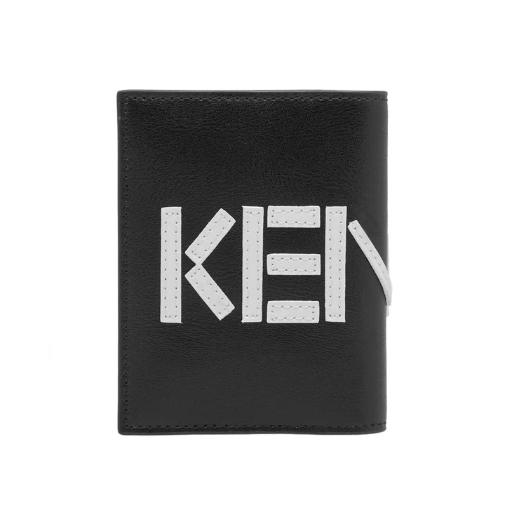 Photo: Kenzo Leather Logo Fold Card Holder