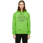 Stolen Girlfriends Club Green Logo Barbwire Hoodie