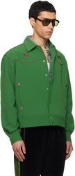 NEEDLES Green Piping Cowboy Jacket