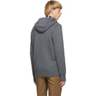 Burberry Grey Cashmere Lindley Hoodie