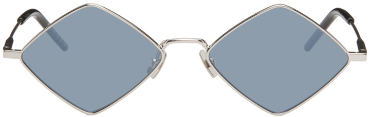 Photo: Saint Laurent Silver SL 302 Lisa Sunglasses