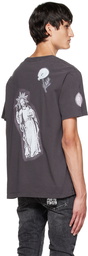 Ksubi Black Kut Out Kash T-Shirt