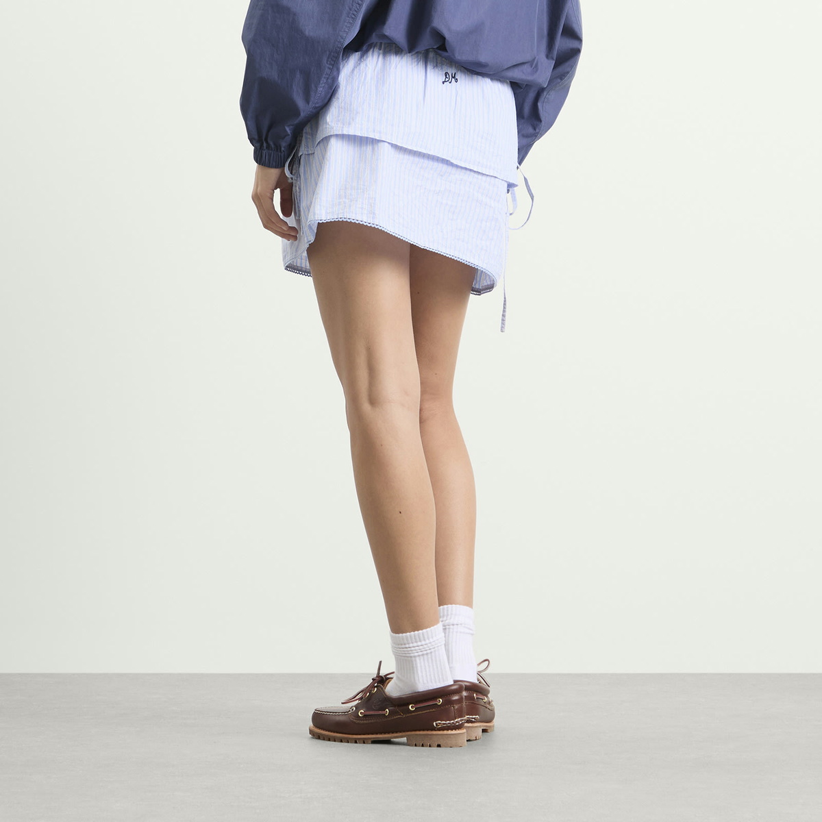 Damson Madder Women's Inka Mini Skirt in Blue