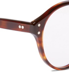 Cutler and Gross - Round-Frame Acetate and Burnished Gold-Tone Optical Glasses - Men - Brown
