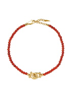 Missoma Lunar New Year Horseshoe Beaded Bracelet Gold