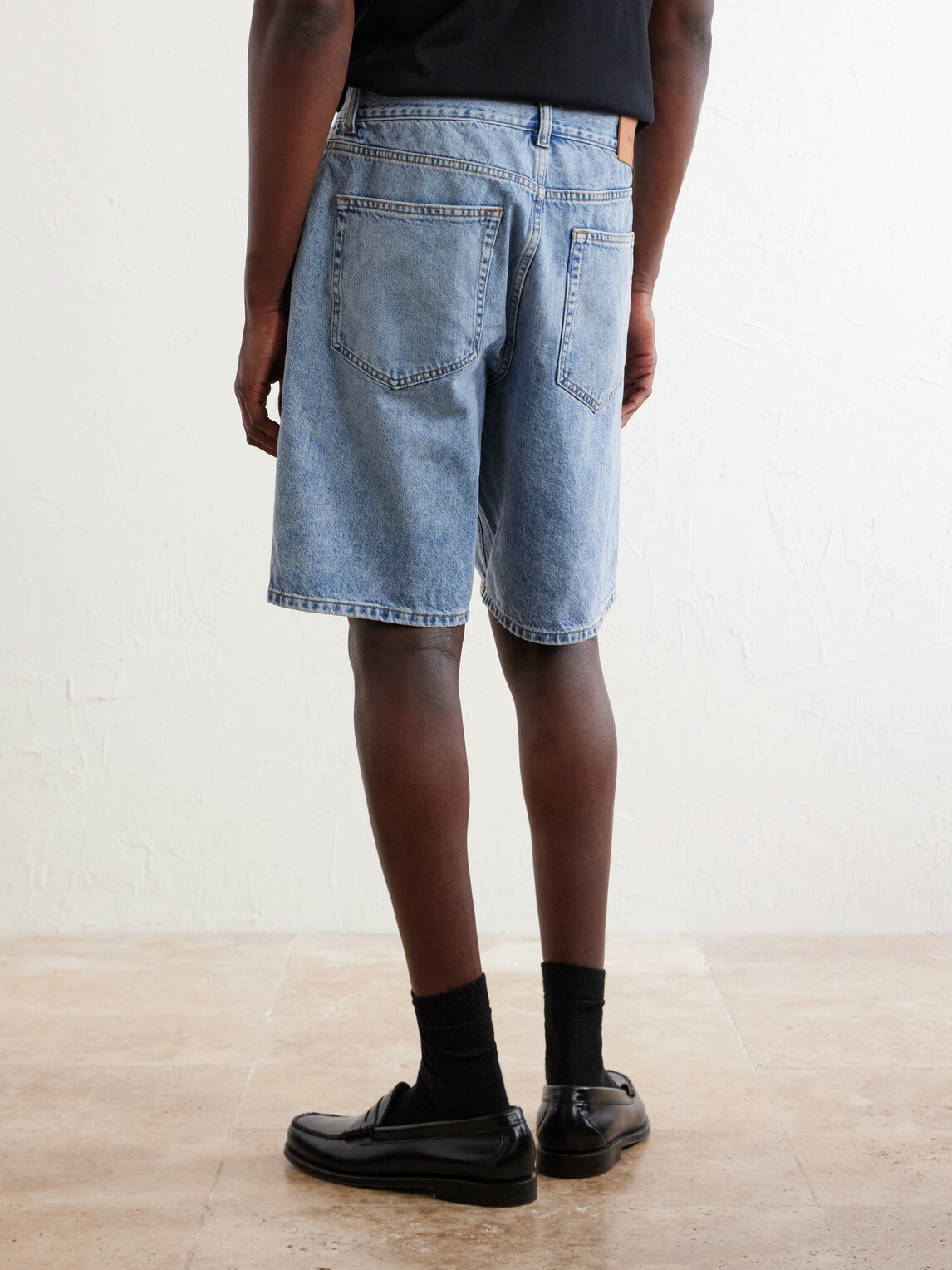 NN07 - Otis 1882 Straight-Leg Organic Denim Shorts - Blue