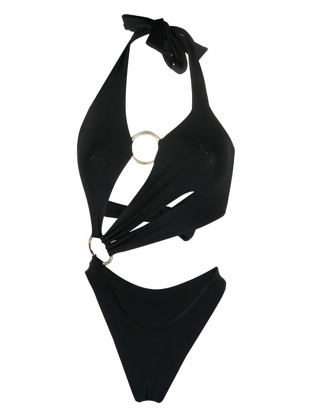 Photo: LOUISA BALLOU - Double Ring Cut-out Swimsuit