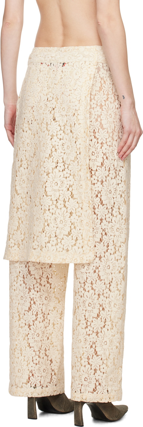 Eckhaus Latta Off-White Flora Trousers