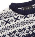 Howlin' - Mr Lawrence Fair Isle Wool Sweater - Blue