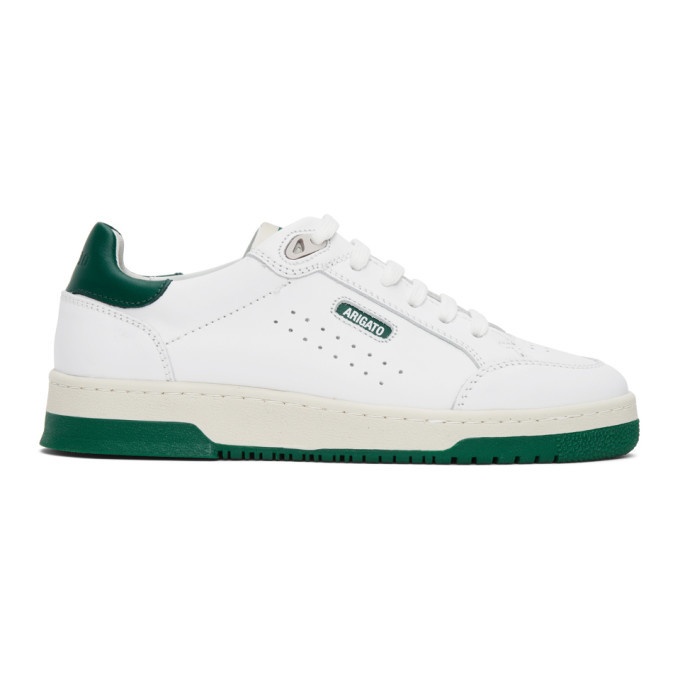 Photo: Axel Arigato White and Green Clean 180 Sneakers