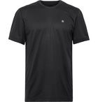 Reigning Champ - Hybrid Stretch-Jersey and Mesh T-Shirt - Black