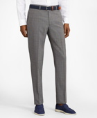 Brooks Brothers Men's Milano Fit Cool Micro-Check Trousers | Grey