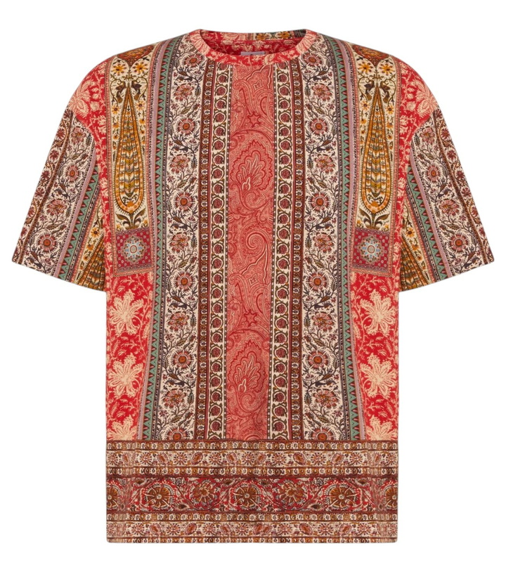 Photo: Etro Soho printed cotton bowling shirt