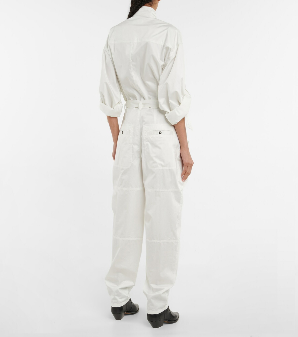 Isabel Marant - Florine cotton satin jumpsuit