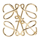 Loewe Gold Anagram Brooch