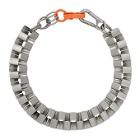Heron Preston Silver Cubic Necklace