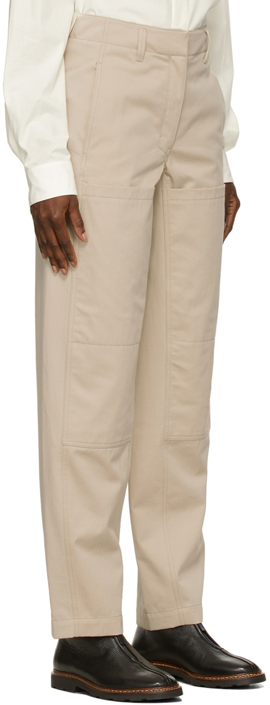 Beige Workwear Pants  Antonia