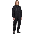 Sasquatchfabrix. Black All-In-One Jumpsuit