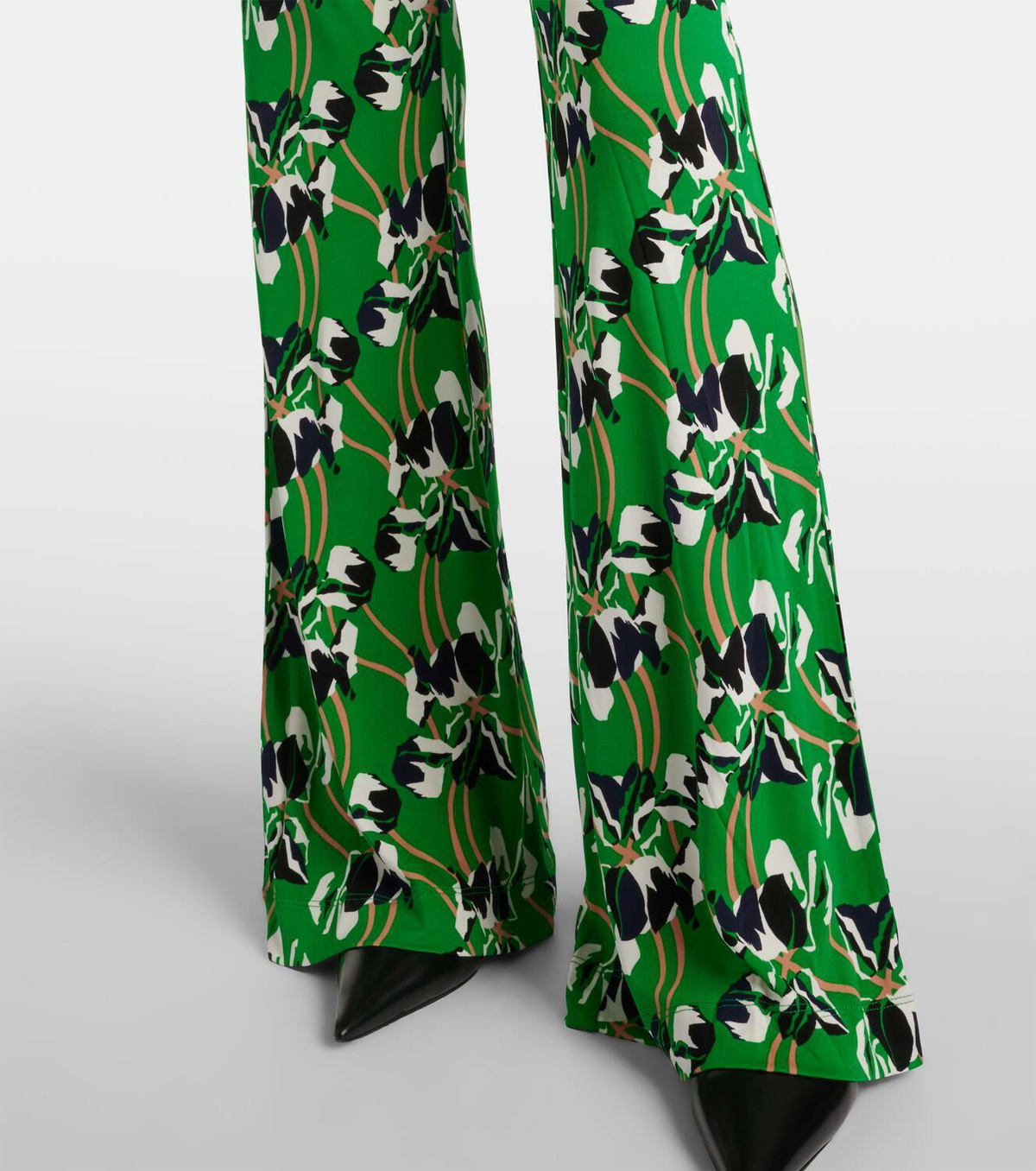 Diane von Furstenberg Brooklyn printed flared pants