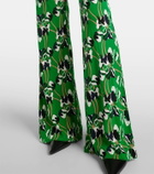 Diane von Furstenberg Brooklyn printed flared pants