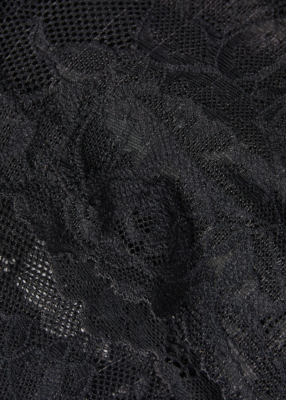 Wacoal Vivid Attraction Tulle Briefs Black