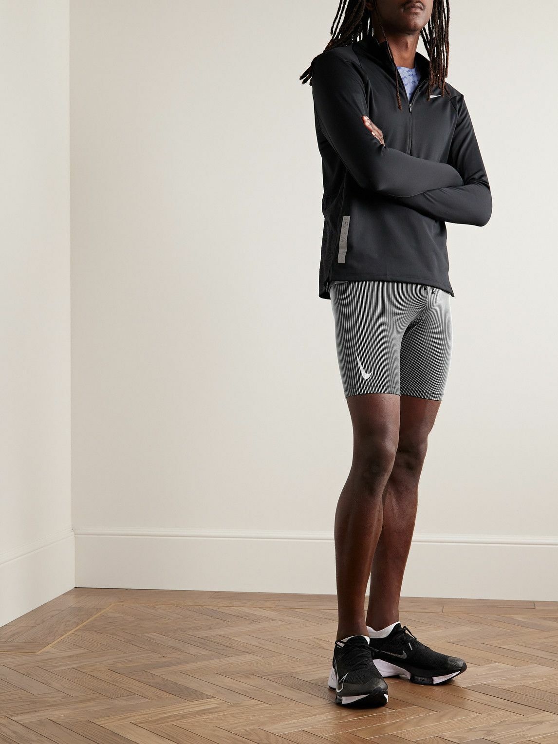 Nike Aeroswift half tights  Clothes design, Tights, Fashion tips