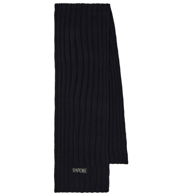 Photo: Patou Ribbed-knit wool and cashmere scarf